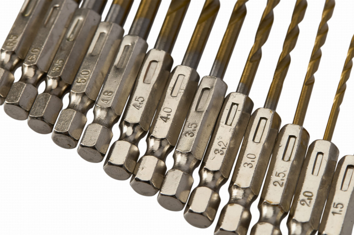 Set burghie titan, Kraft&Dele, KD982, 13 buc, 1.5–6.5 mm [4]