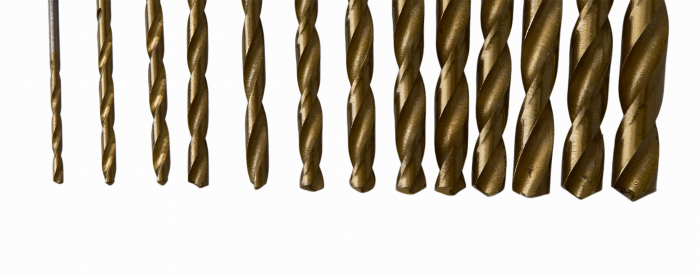 Set burghie titan, Kraft&Dele, KD982, 13 buc, 1.5–6.5 mm [2]