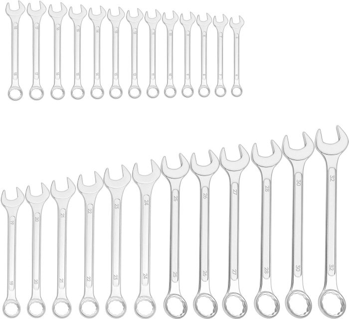 CHEIE COMBINATĂ 25 buc 6-32mm KD10920 [3]