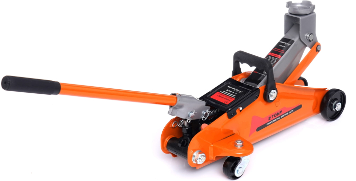 Set Cric hidraulic, Kraft&Dele KD1377, cu profil scazut, 2 T, 130-300 mm + Suporturi auto reglabile Kraft&Dele KD3170, set 2 buc, 275-415mm, 2 tone, grafit/negru [7]