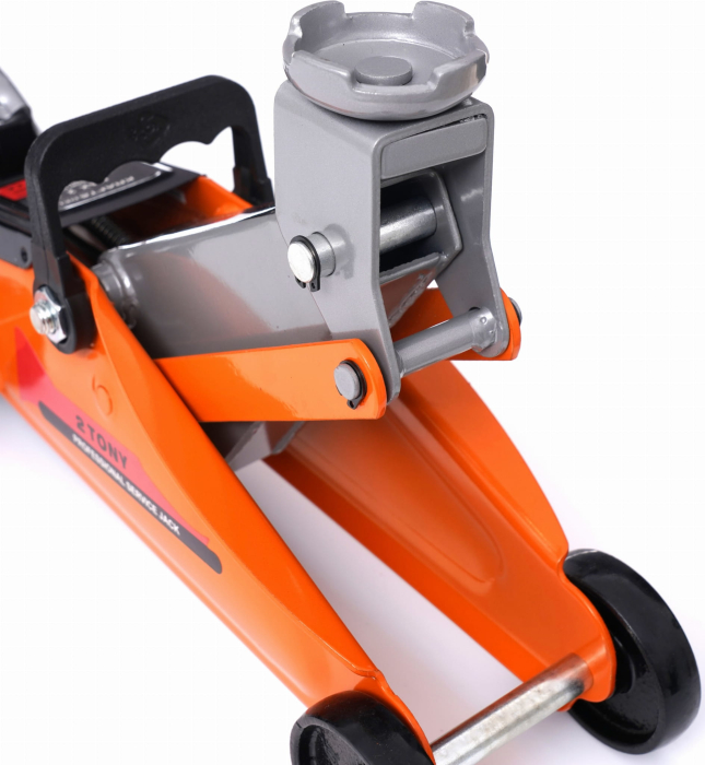 Set Cric hidraulic, Kraft&Dele KD1377, cu profil scazut, 2 T, 130-300 mm + Suporturi auto reglabile Kraft&Dele KD3170, set 2 buc, 275-415mm, 2 tone, grafit/negru [3]