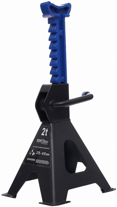 Set Cric hidraulic, Kraft&Dele KD1377, cu profil scazut, 2 T, 130-300 mm + Suporturi auto reglabile Kraft&Dele KD3170, set 2 buc, 275-415mm, 2 tone, grafit/negru [17]