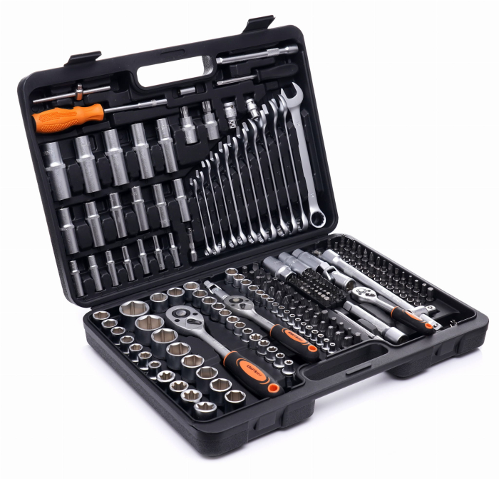 Set de scule cu 219 piese și chei tubulare KD10470 [7]