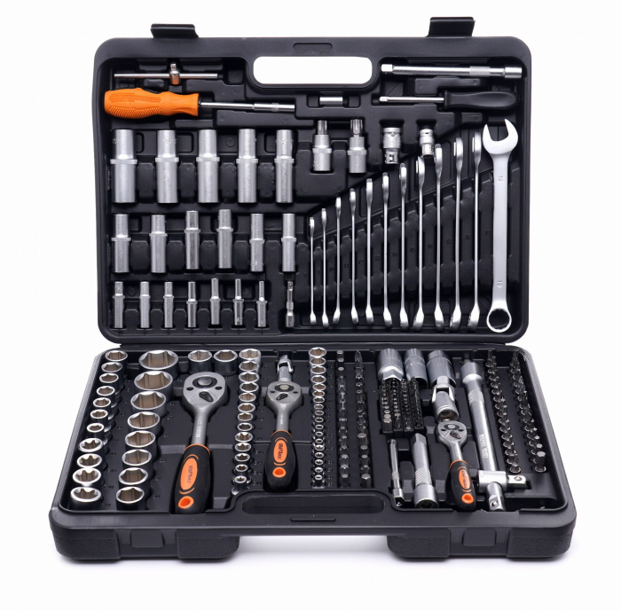 Set de scule cu 219 piese și chei tubulare KD10470 [2]