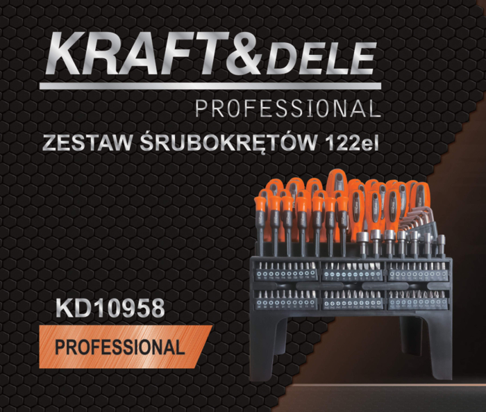 Set șurubelnițe și biți 122 buc KD10958 [14]