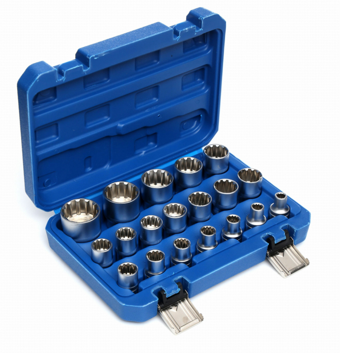 Set tubulare, 19 elemente, Kraft&Dele KD10347 [3]