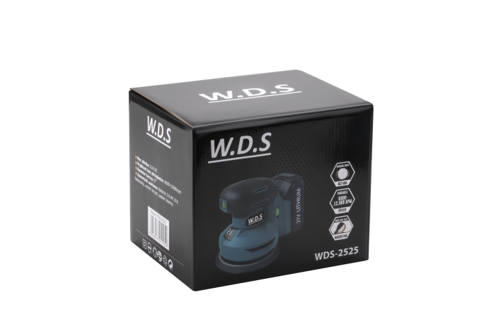 Slefuitor cu excentric, acumulator WDS, 21 V, 125 mm, Kraft&Dele WDS2525 [15]