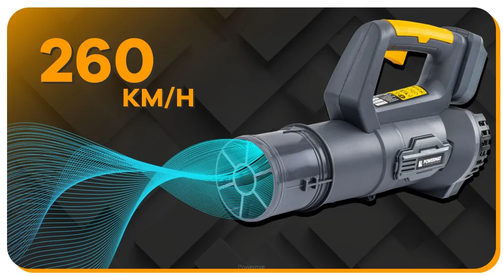 Suflanta acumulator Powermat, 21 V, 2×2 Ah, 260 km/h, PM‑ADDL‑2AHM [5]