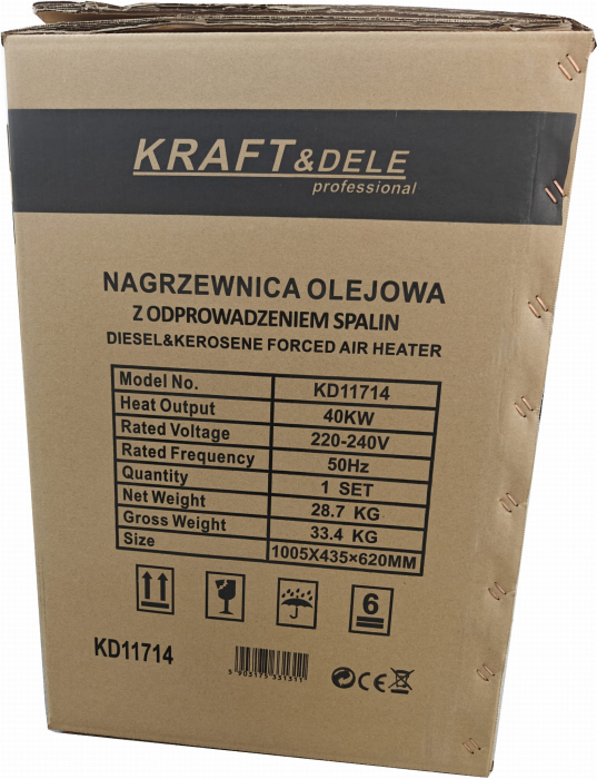 SUFLANTĂ AER CALD DIESEL 40kW KD11714 [10]