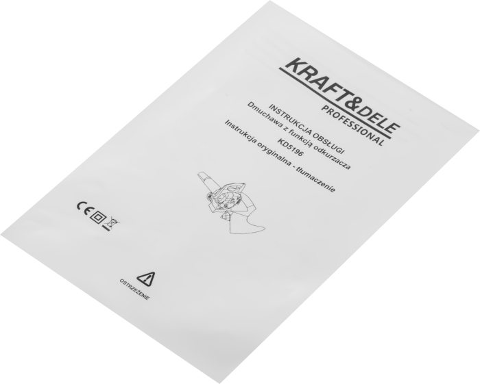 Suflantă pe benzină cu funcție de aspirare 3,8 CP KD5196 KIT [14]