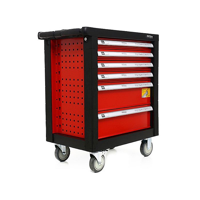 Dulap scule, Kraft&Dele KD361, pe roti, 6 sertare, 263 piese [11]