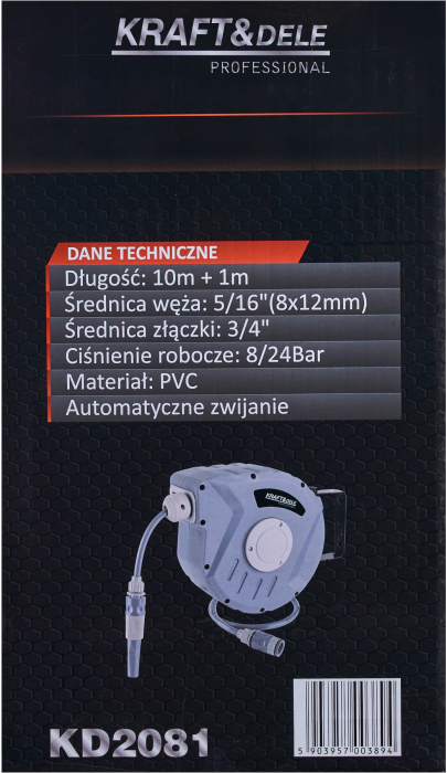 Tambur automat pentru furtun de gradina 10m KD2081 [12]