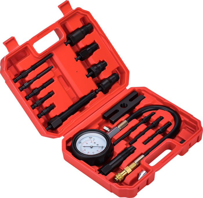 TESTER DE PRESIUNE DE COMPRESIE - MOTORINĂ 0-70 BAR MAX KD12516 [4]