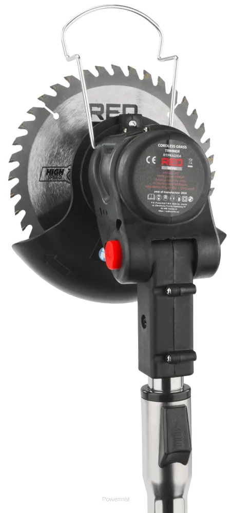 Trimmer de tuns gazon / iarba pe acumulator, 1000 W, Red Technic RTPKA0104 [4]