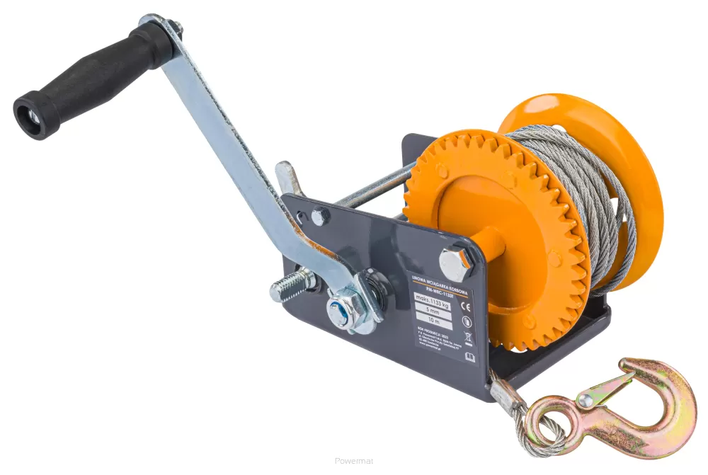 Troliu frânghie manual 1133kg 10m PM-WRC-1133T [8]