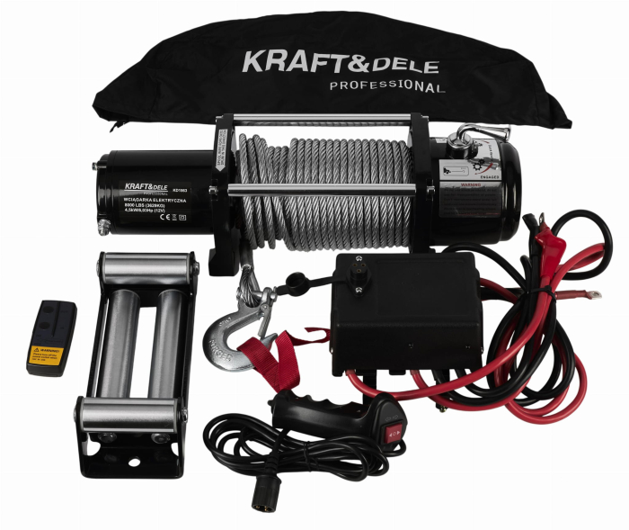 Troliu - KD1563 Troliu electric de 8000 lbs (3629kg) 12V [10]