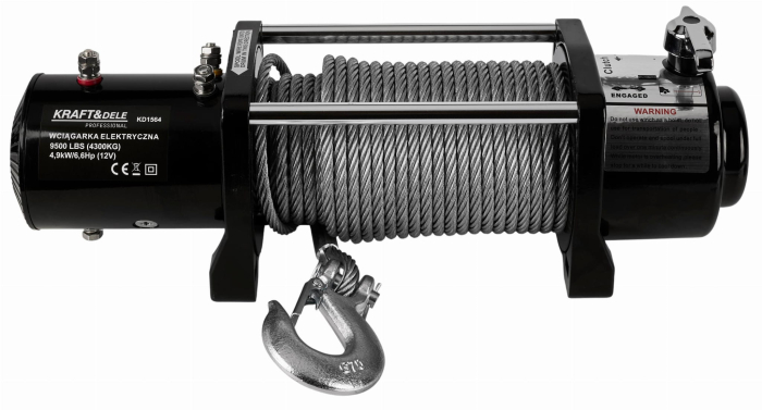 Troliu - KD1564 Troliu electric 9500LBS 12V [9]