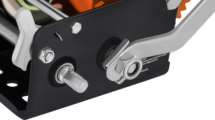 Troliu Manual 1134 kg cu centura sintetica 50mm 10m KD1314 Kraftdele [10]