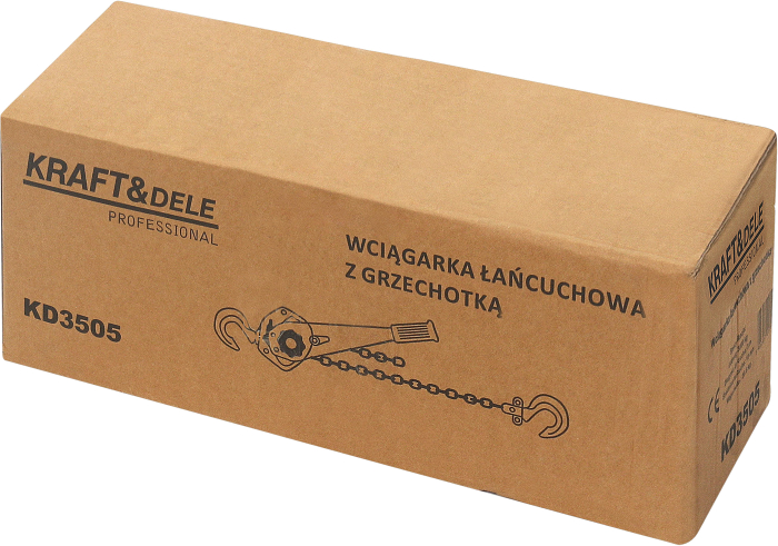 Troliu manual cu clichet 3m 3T KD3505 [2]
