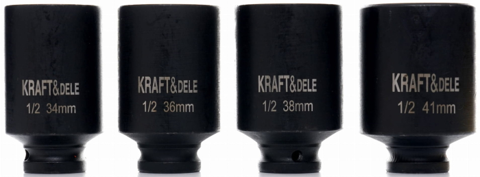 Trusa tubulare, de impact 1/2" 4 buc, KD11754, Kraft&Dele [5]