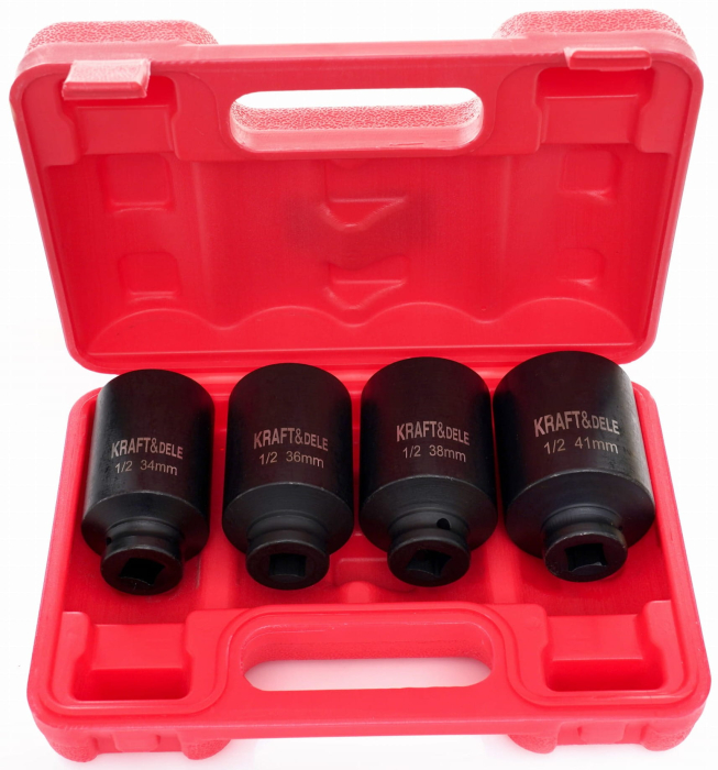 Trusa tubulare, de impact 1/2" 4 buc, KD11754, Kraft&Dele [7]