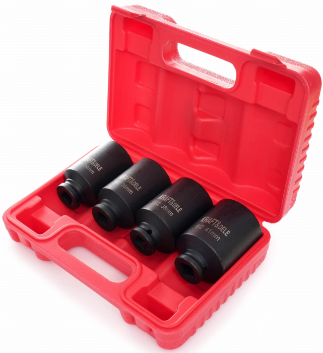 Trusa tubulare, de impact 1/2" 4 buc, KD11754, Kraft&Dele [10]