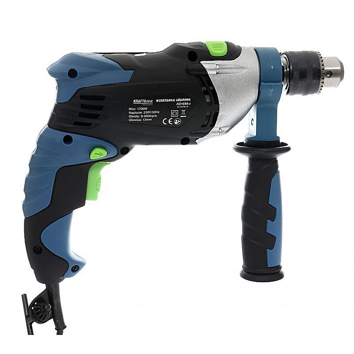 Bormasina Kraft&Dele KD1686-Z, 1700W, 3000RPM, mandrina 13mm [8]