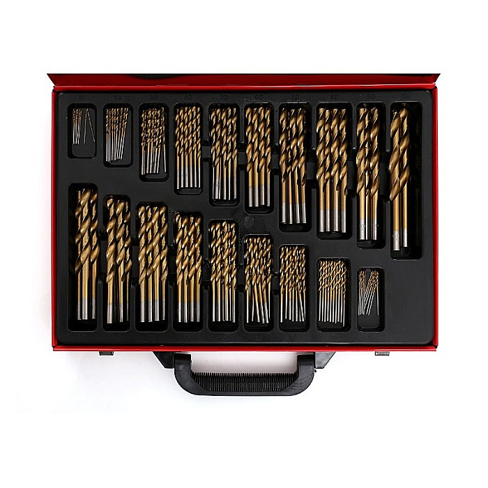 Burghie din titan HSS pentru metal 170 buc [6]