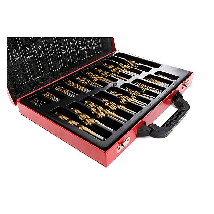 Burghie din titan HSS pentru metal 170 buc [5]