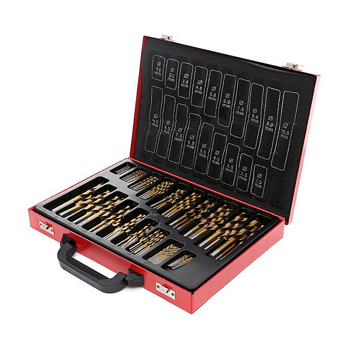 Burghie din titan HSS pentru metal 170 buc [2]