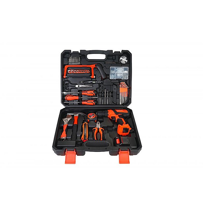 Set mașină de găurit 18V 1.5Ah + accesorii [1]