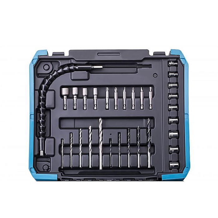 Set masina de gaurit si insurubat cu acumulator si accesorii, 21 V, 2 Ah, Kraft&Dele KD3355 [2]