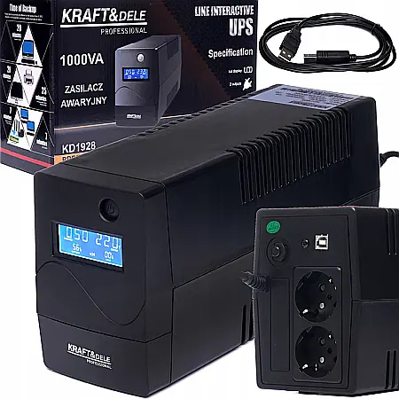 UPS cu Stabilizator de Tensiune  600W, 1000vA, profesional [7]