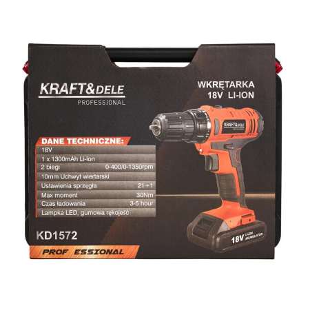 Autofiletanta cu acumulator Li-Ion, 18V, 1300Ah, 30Nm KD1572 [21]