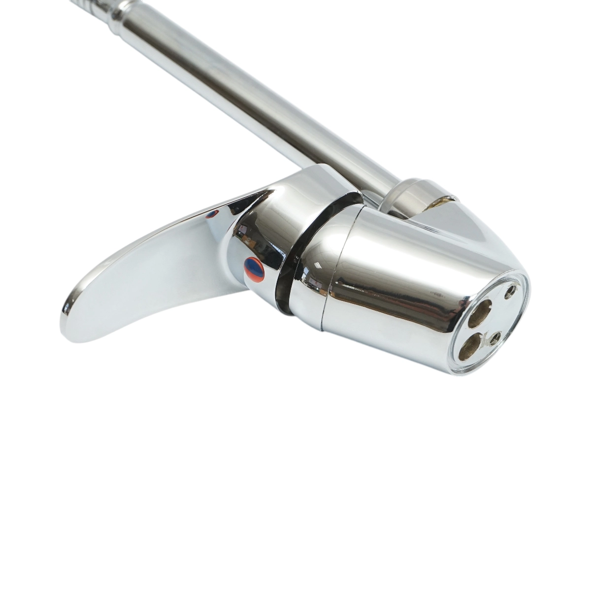 Baterie chiuveta bucatarie cu pipa flexibila, perlator 2 functii, crom lucios Breckner Germany [1]