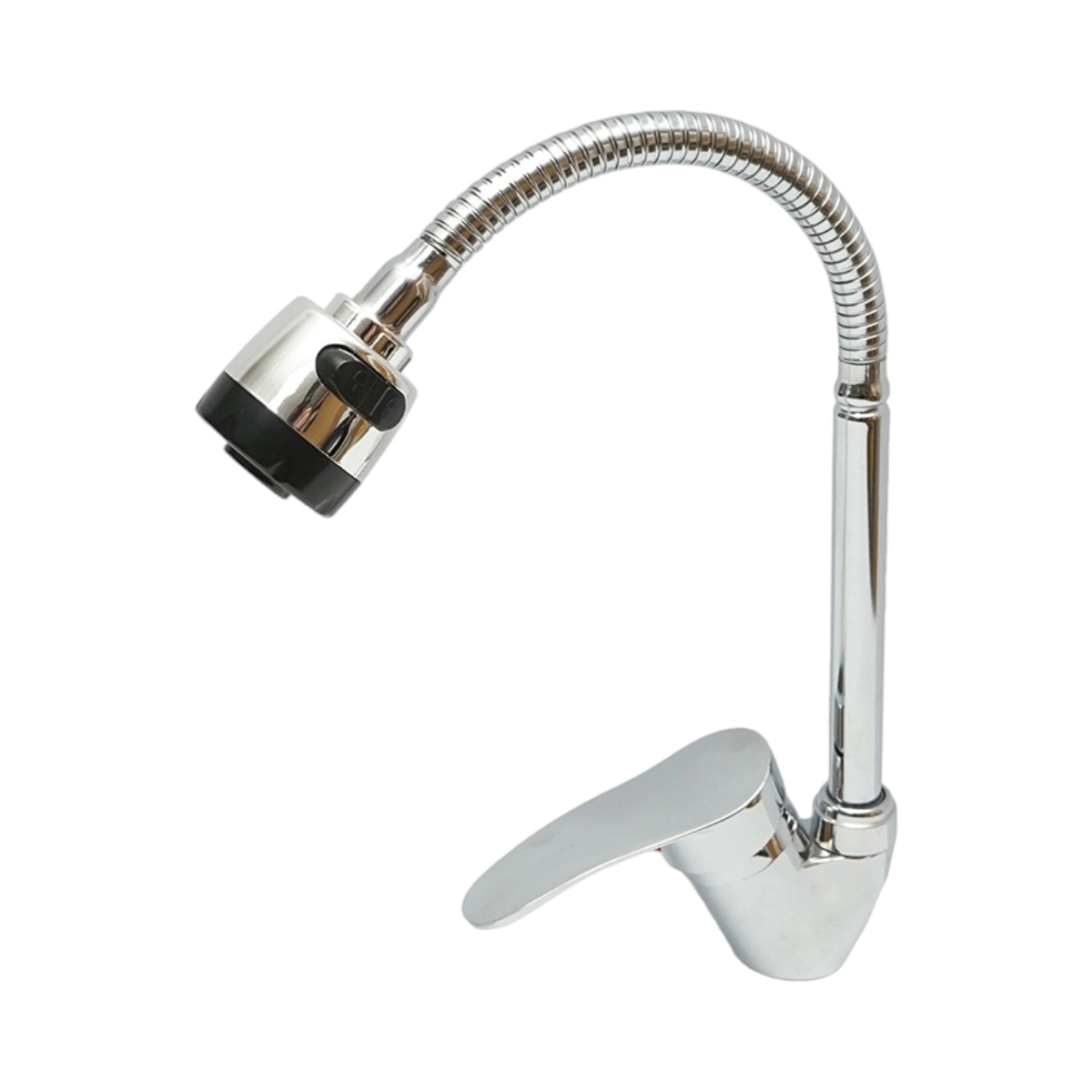 Casa Si Gradina - Baterie chiuveta bucatarie cu pipa flexibila, perlator 2 functii, crom lucios Breckner Germany