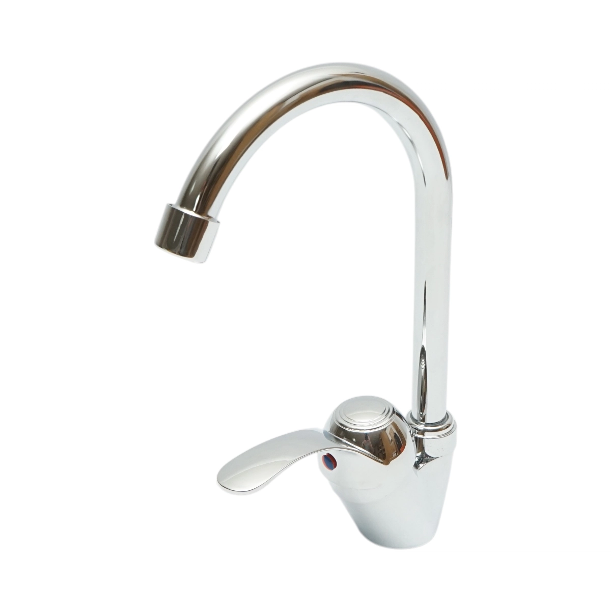 Casa Si Gradina - Baterie chiuveta bucatarie rotativa monocomanda, cartus ceramic, crom lucios