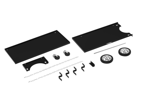 Carucior  pentru aparat sudura  pe roti cu rafturi suport butelie (KD372) [12]