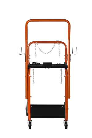 Carucior  pentru aparat sudura  pe roti cu rafturi suport butelie (KD372) [2]