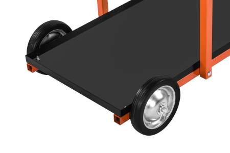Carucior  pentru aparat sudura  pe roti cu rafturi suport butelie (KD372) [6]