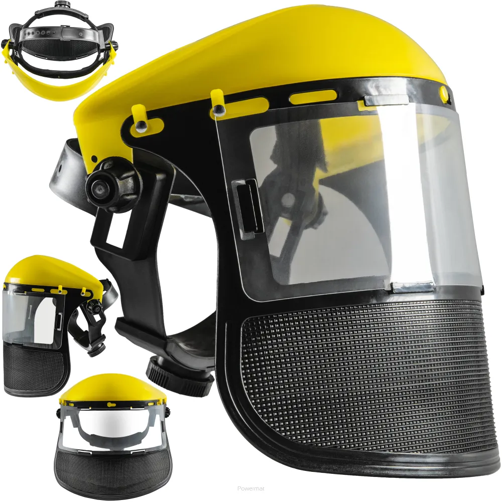 GRĂDINĂ ȘI EXTERIOR - Casca pentru protectie motocoasa cu viziera PM-MDK-PS1M, Powermat PM1657