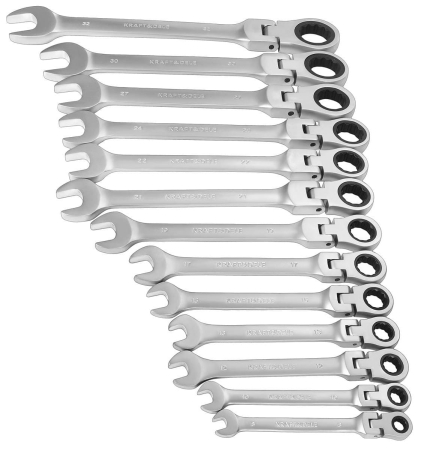 Chei combinate cu clichet, 13 bucăți, 8-32 mm, KD11305 [1]