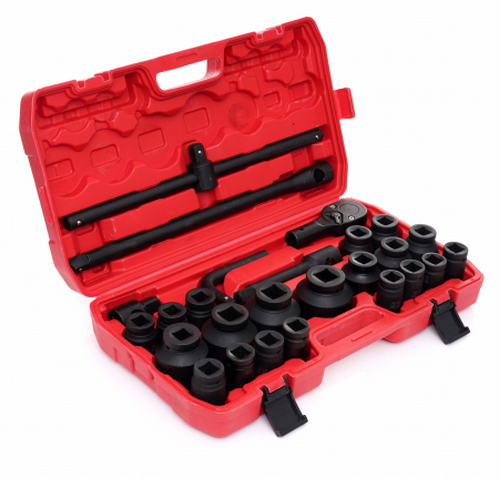 Organizare scule - CHEI TUBULARĂ DE IMPACT 3/4" 26 PIESE 6 PUNCTE KD11758