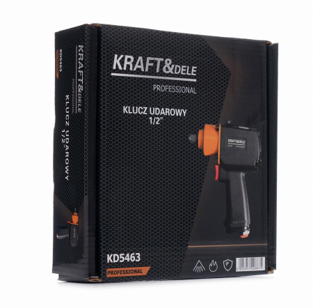CHEIE DE IMPACT PNEUMATICĂ DE 1/2" KD5463 [9]