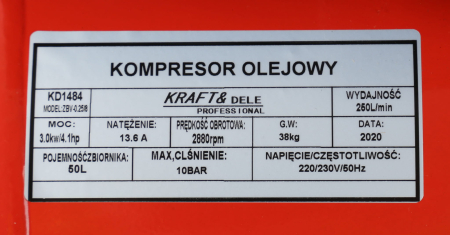 COMPRESOR DE ULEI 50L KD1484 [1]