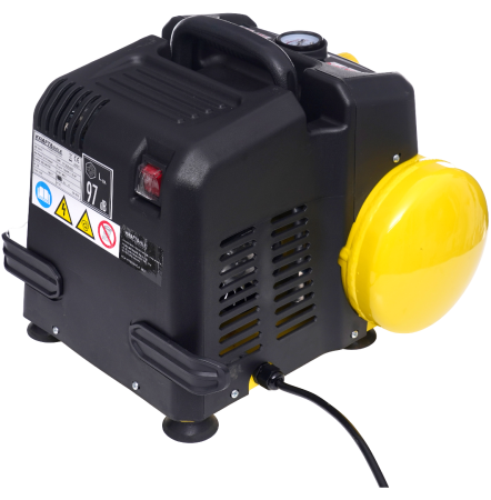 Compresor fara ulei, Kraft&Dele, 6L, 8bar, 1.1kW, 180L/min, KD1415 [2]