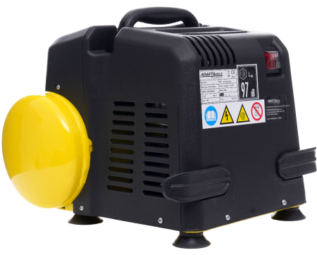 Compresor fara ulei, Kraft&Dele, 6L, 8bar, 1.1kW, 180L/min, KD1415 [9]