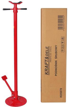Echipamente de atelier - Cric mecanic cu pedala, 132-196 cm, Kraft&Dele KD5878