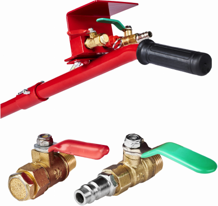 Cric pneumatic 3.5 Tone profesional cu perna de aer pentru vulcanizare  KD470 [13]