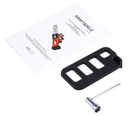 Drujba Fierastrau lant 21 2 baterii acumulator 4ah 2 lame 2 lanturi (KD5125) [3]